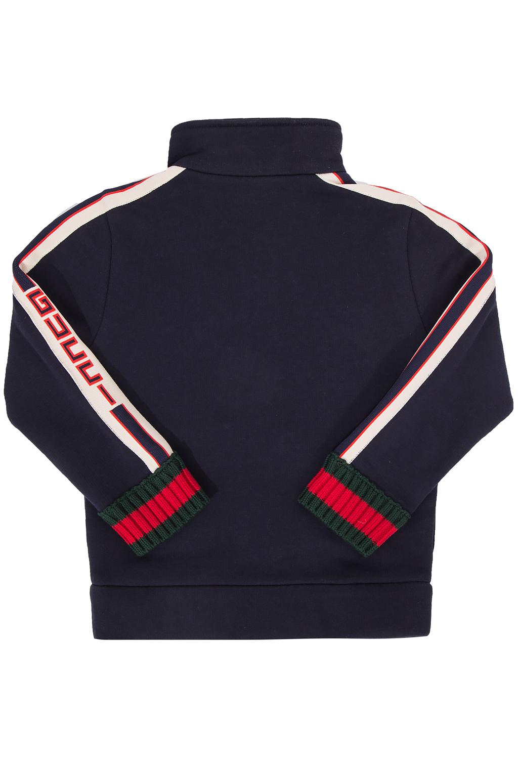 Gucci Kids Sweatshirt with a stand up collar