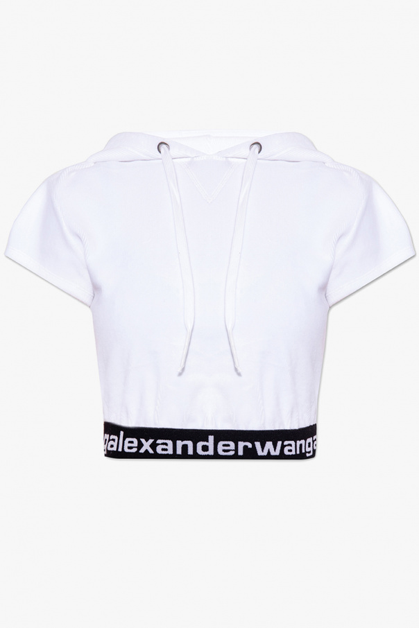 T by Alexander Wang Cropped ninjago hoodie