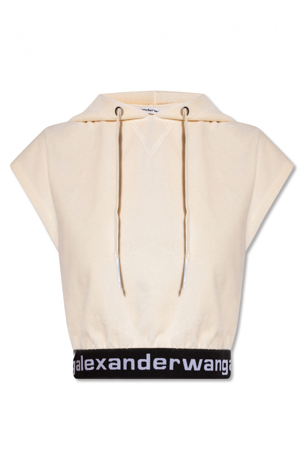 T by Alexander Wang Kojo teddy sweater sand