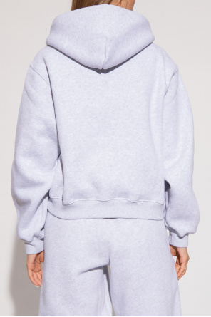 T by Alexander Wang Relaxed-fitting longline hoodie