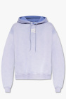 long sleeve zip logo hoodie item