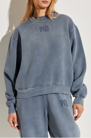 T by Alexander Wang Sweatshirt mit aufgedrucktem Logo