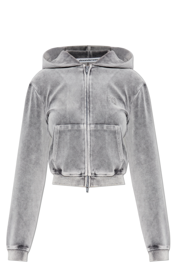 Velvet hoodie od T by Alexander Wang