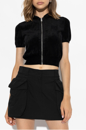 T by Alexander Wang Cropped sweatshirt with logo