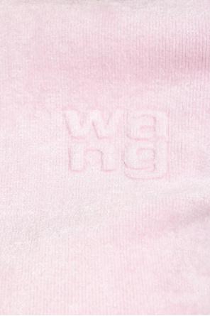 T by Alexander Wang Short sweatshirt with logo