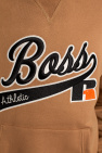 BOSS x Russell Athletic Hoodie with logo patch