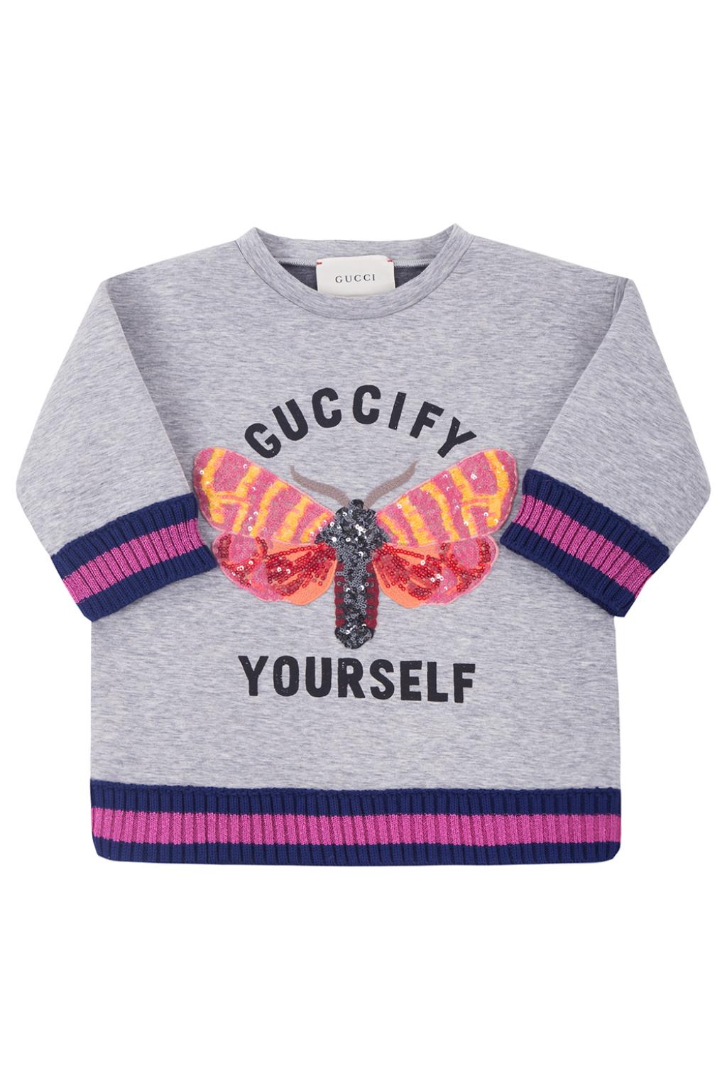 gucci butterfly sweatshirt