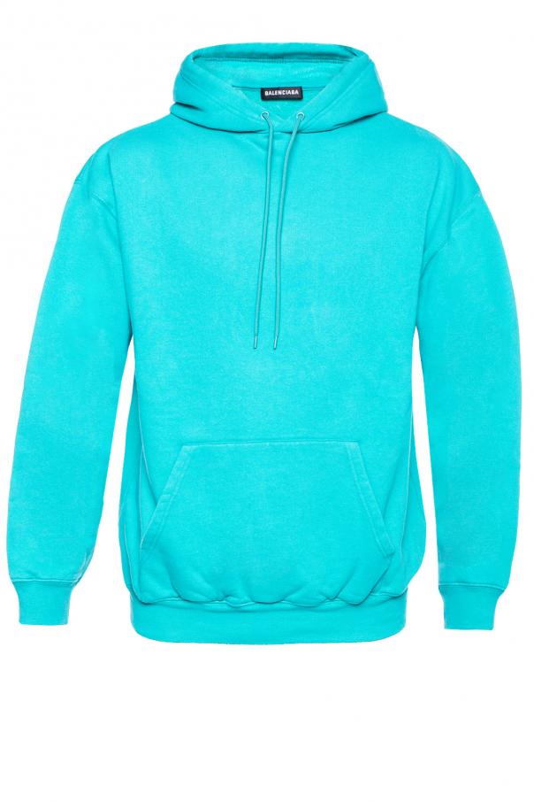 balenciaga turquoise hoodie