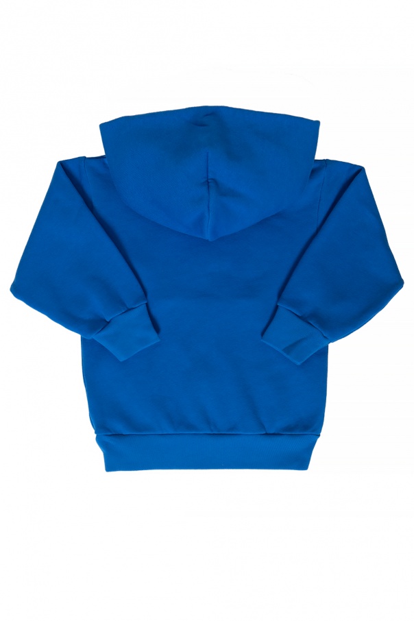 Balenciaga Kids Cropped-Sweatshirt mit Print Schwarz