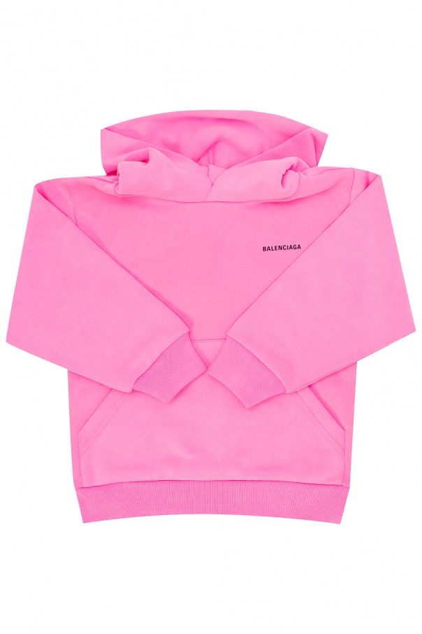 Balenciaga Kids Logo-printed hoodie