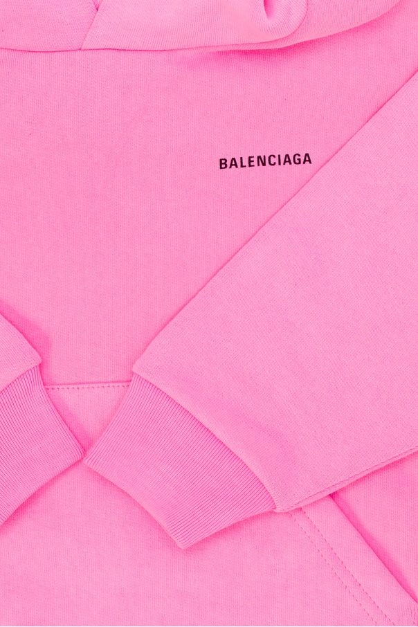 Balenciaga Kids Logo-printed hoodie