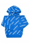 Company logo-patch long-sleeve hoodie