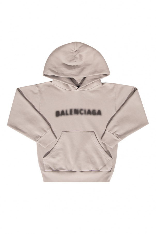 Balenciaga Kids Logo-printed hoodie