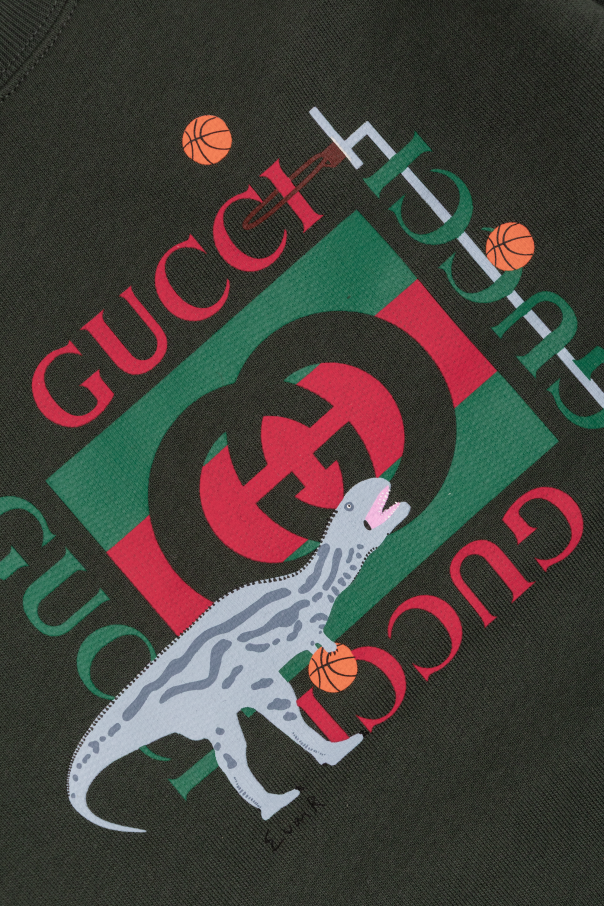 Gucci Kids Sudadera con estampado de colores