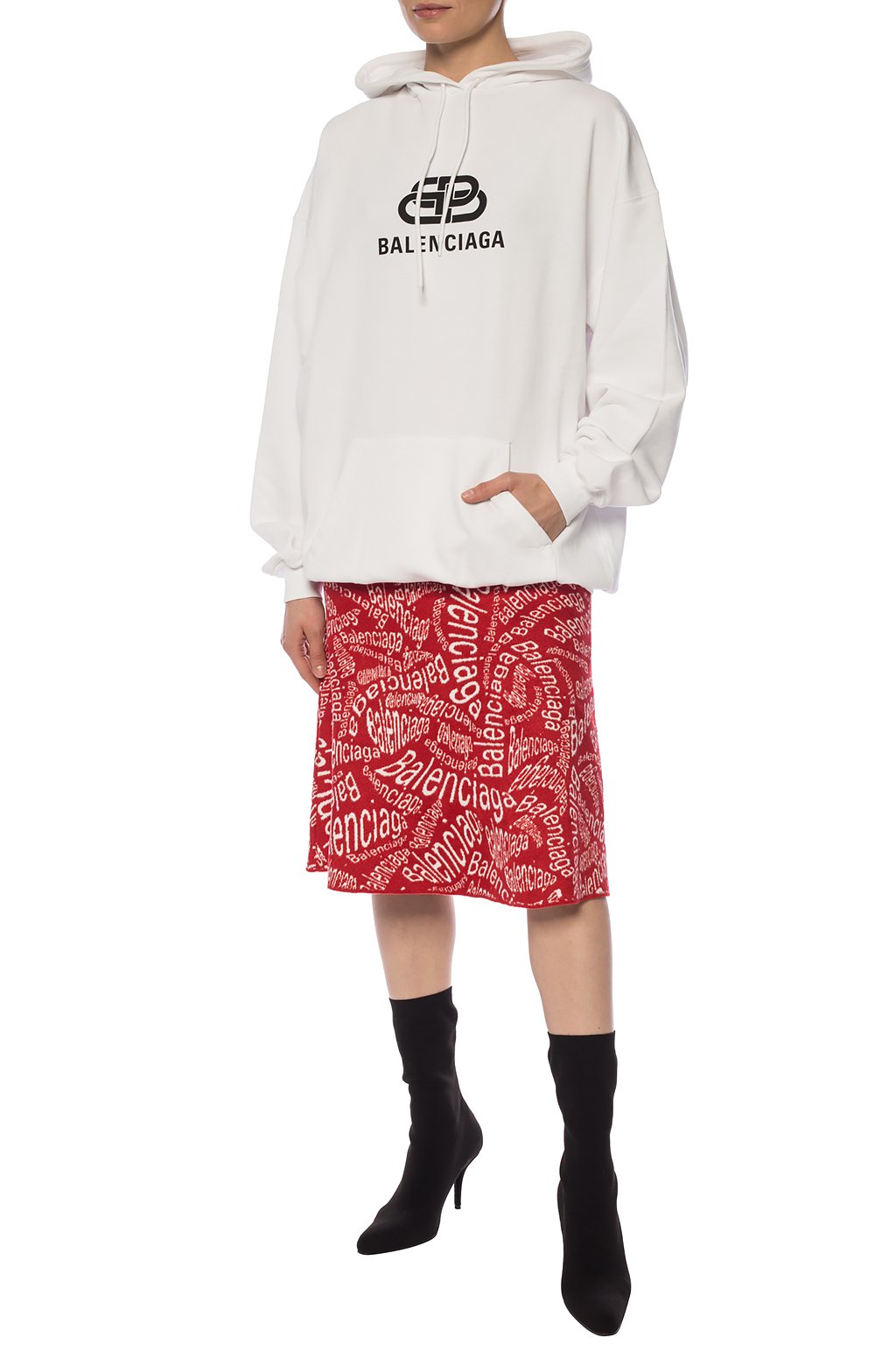 Balenciaga Logo-printed cucinelli sweatshirt