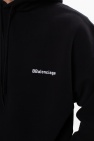 Balenciaga Logo-embroidered Zusammenarbeit hoodie