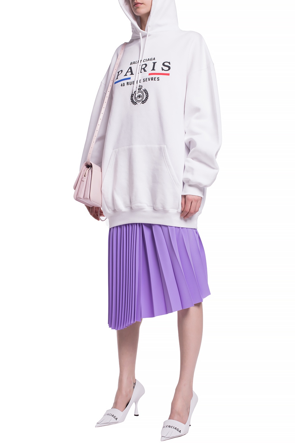 balenciaga purple hoodie