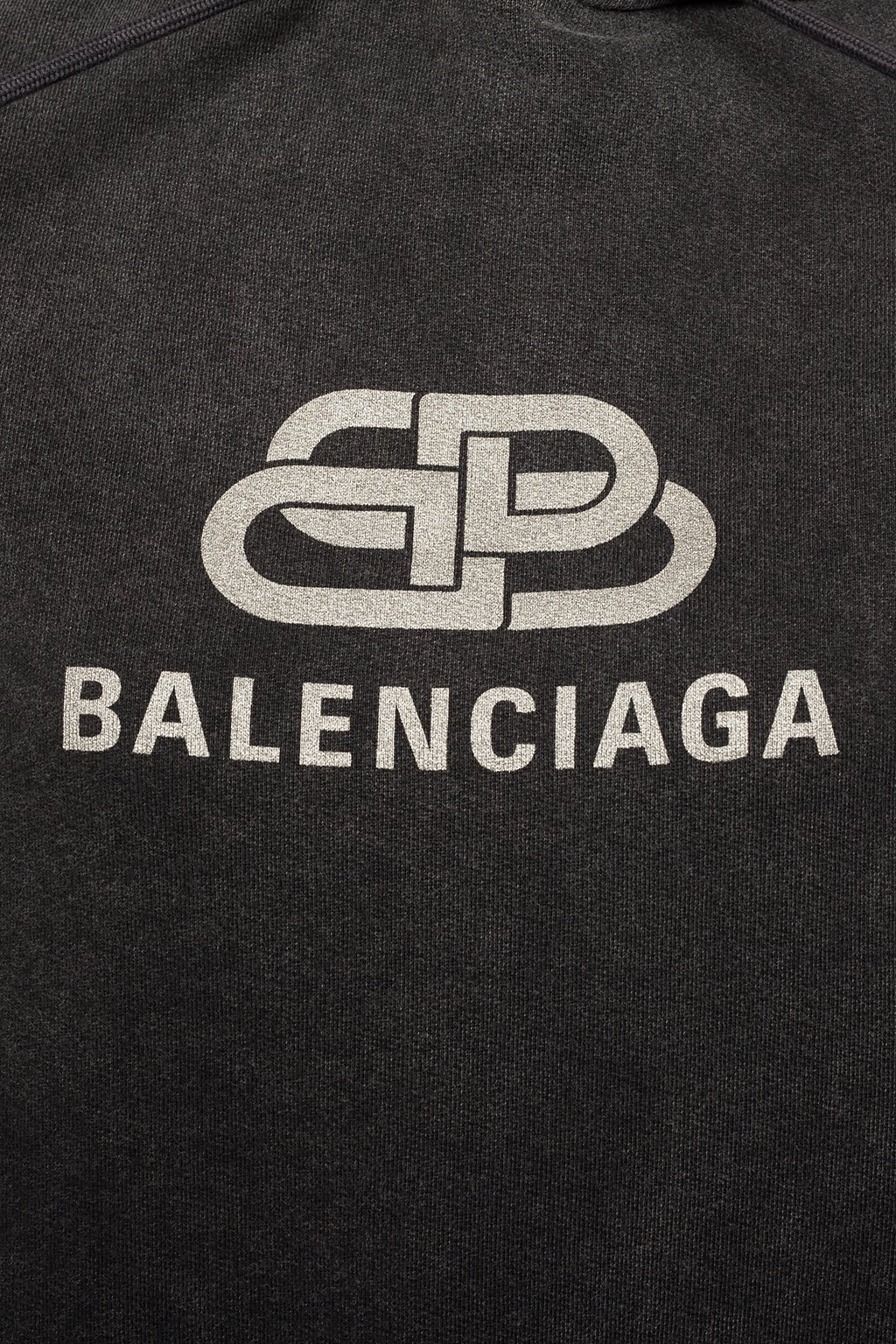 Oversize hoodie with logo Balenciaga 
