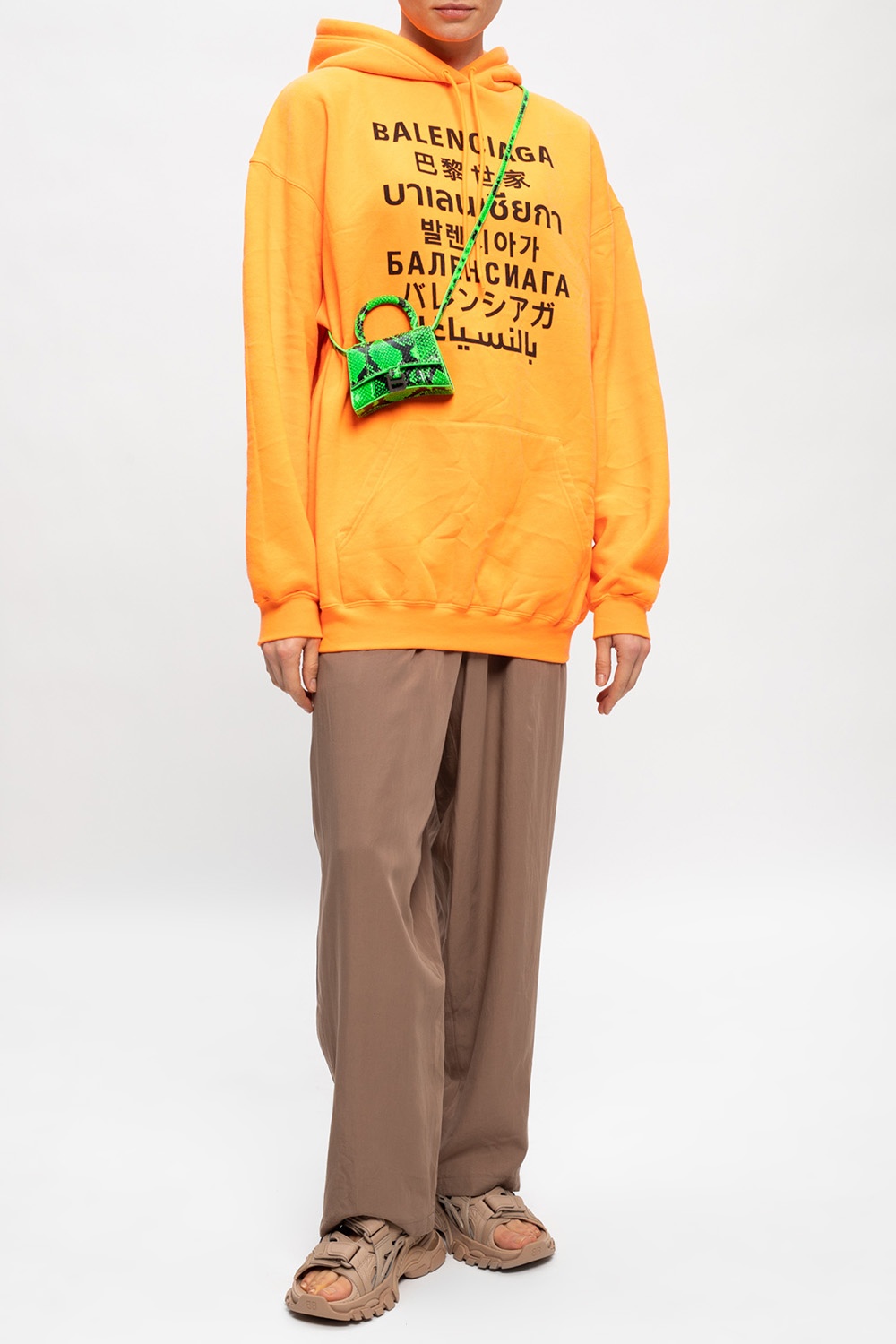 Balenciaga Oversize hoodie with logo