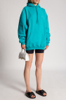 Balenciaga Oversize Nylon hoodie with logo