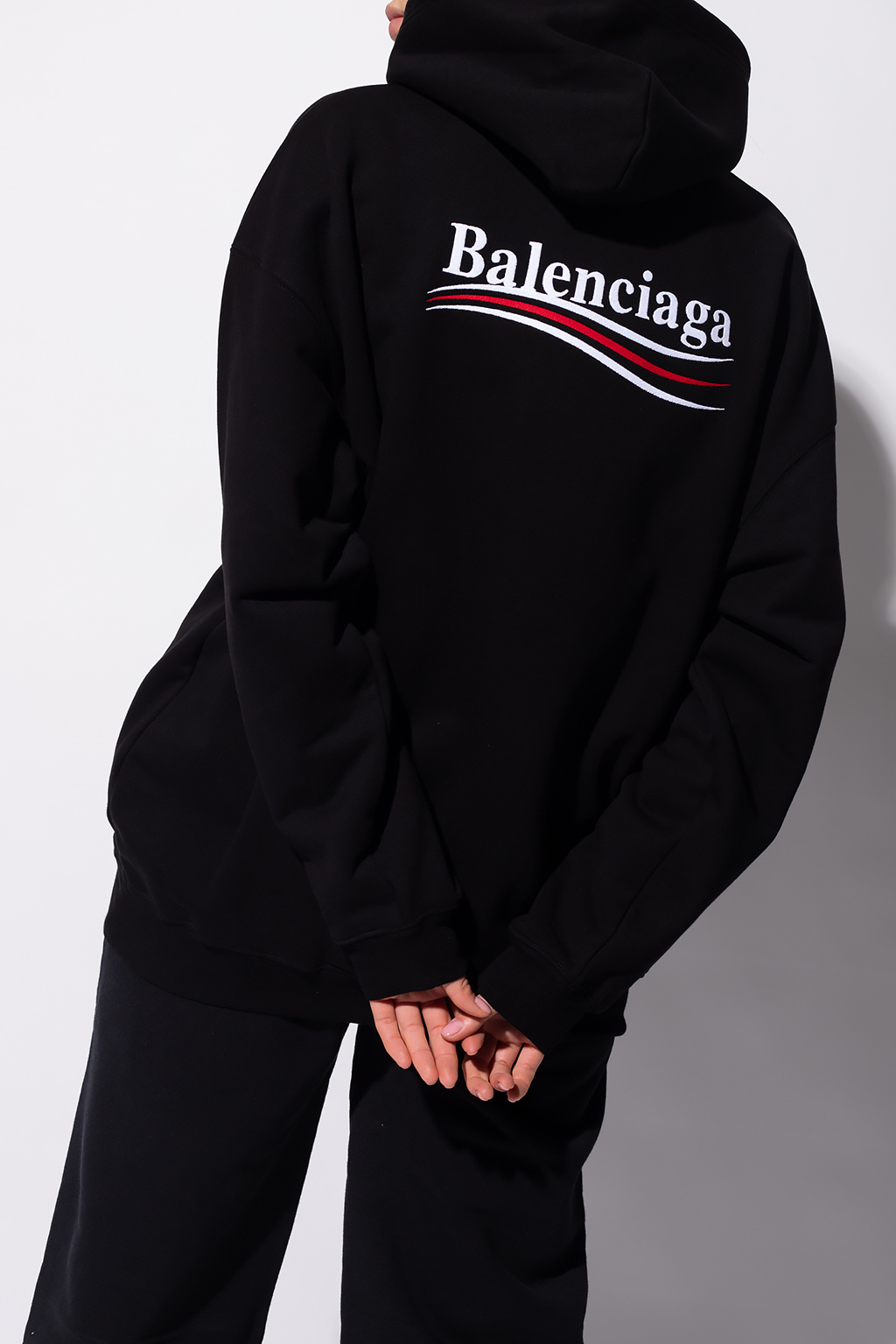 Balenciaga Oversize hoodie with logo