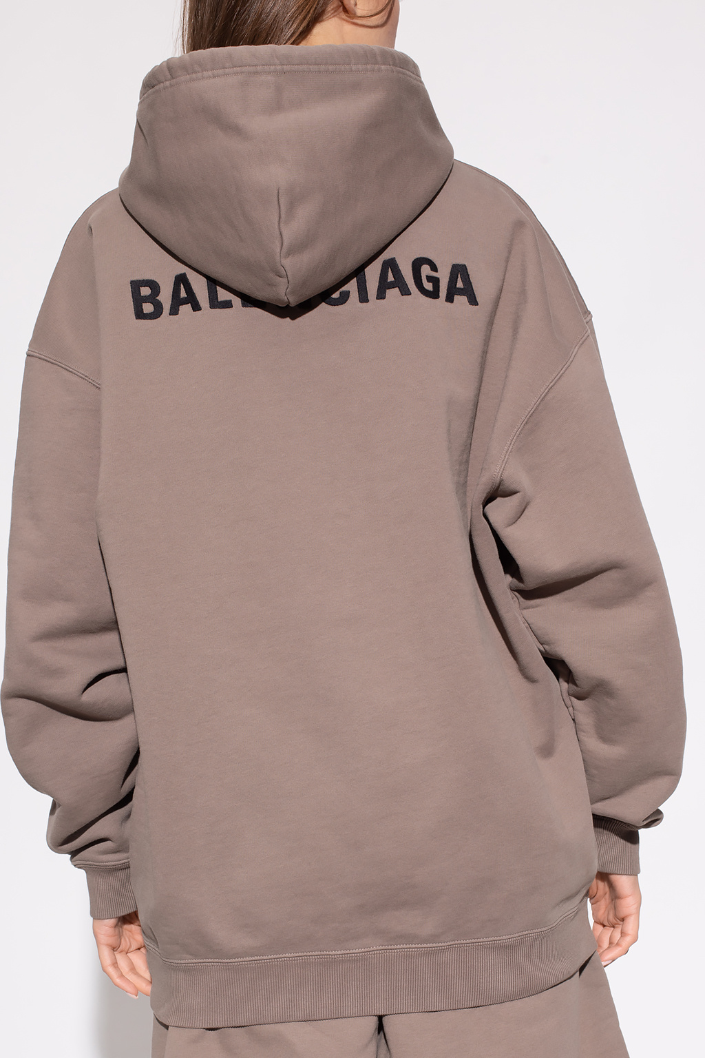 IetpShops Malawi - Brown Oversize constant hoodie Balenciaga - Junya Watanabe MAN checked-collar