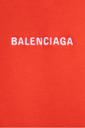 Balenciaga Logo-embroidered hoodie