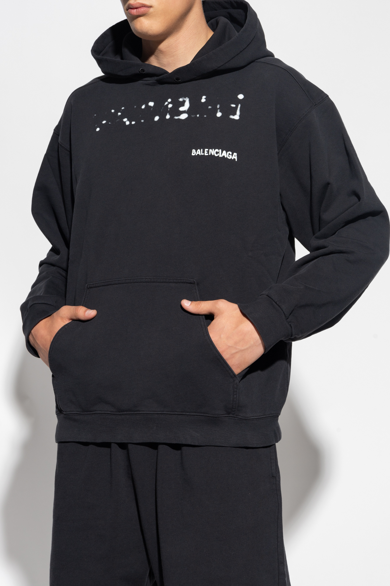 Balenciaga Logo-printed hoodie