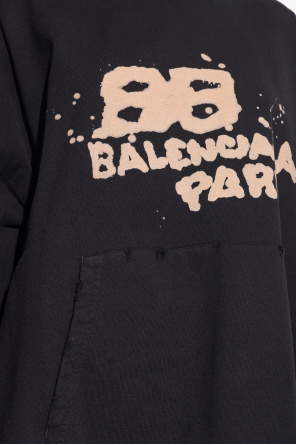 Balenciaga chinti and parker short-sleeve sweater