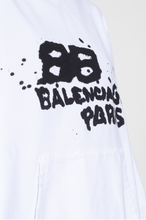Balenciaga True Religion T-Shirt in Weiß mit kurzem Schnitt und Buddha-Motiv
