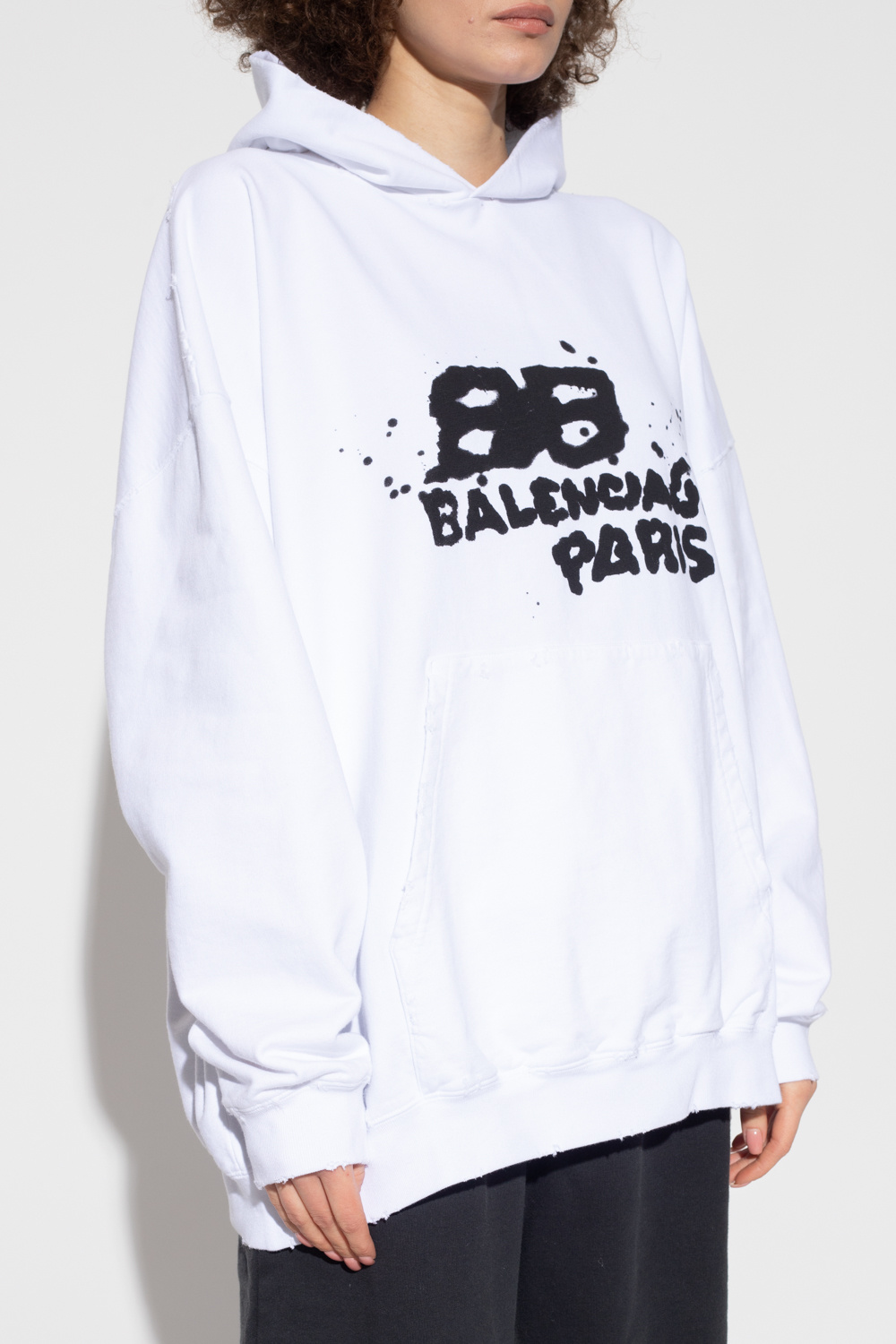 Balenciaga Front hoodie with logo