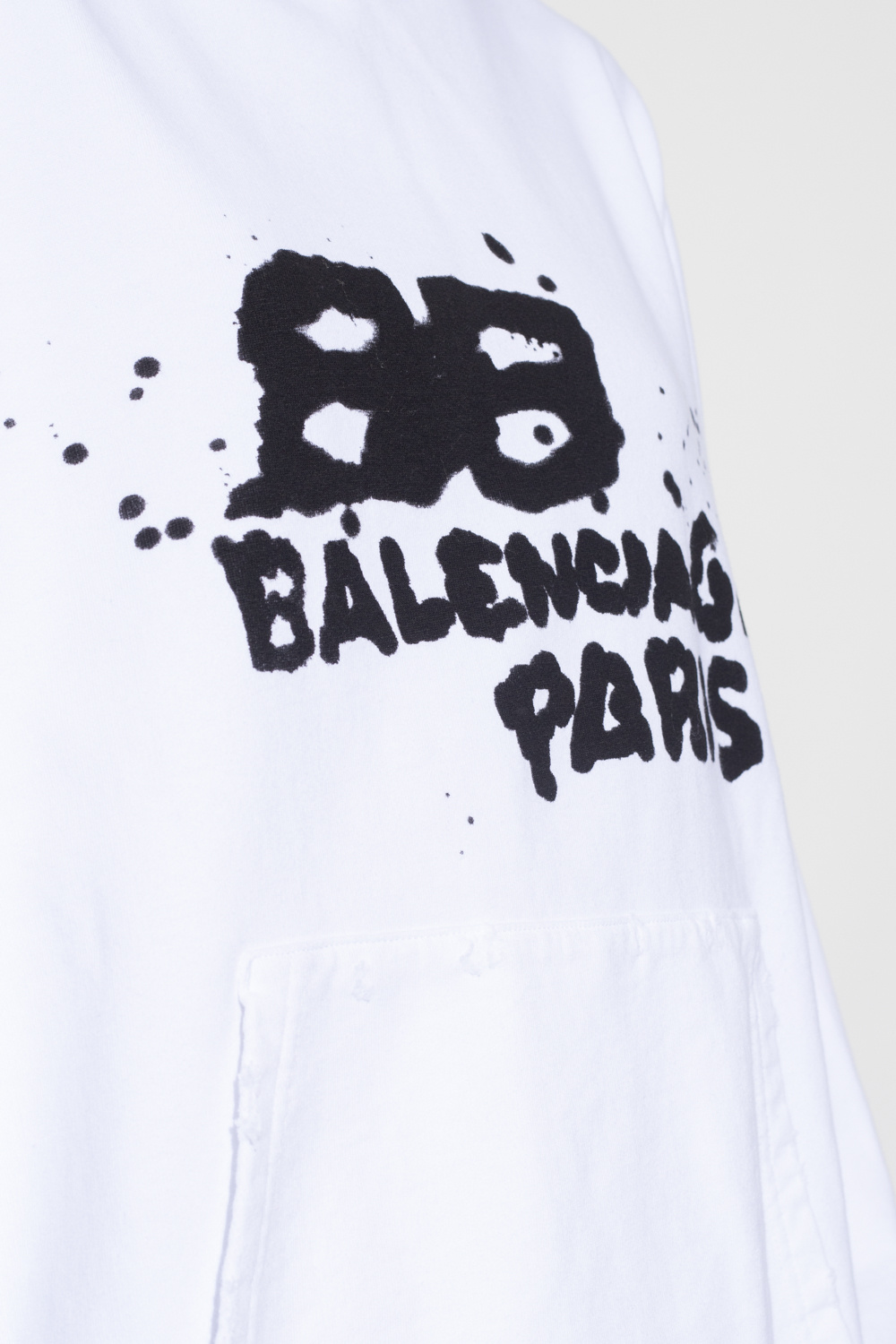 Balenciaga Front hoodie with logo