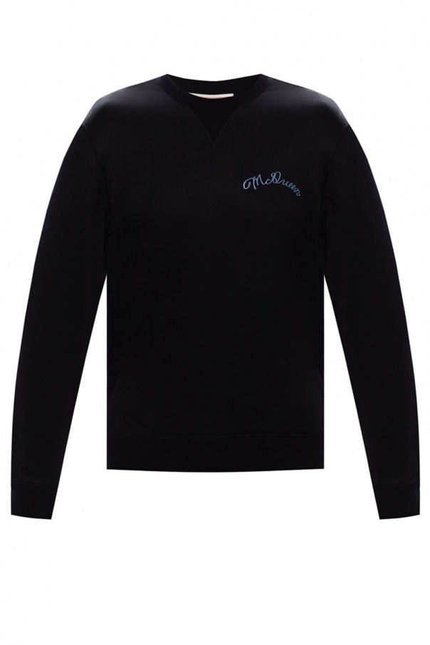 Alexander McQueen Logo-embroidered sweatshirt