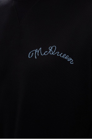 Alexander McQueen Logo-embroidered sweatshirt