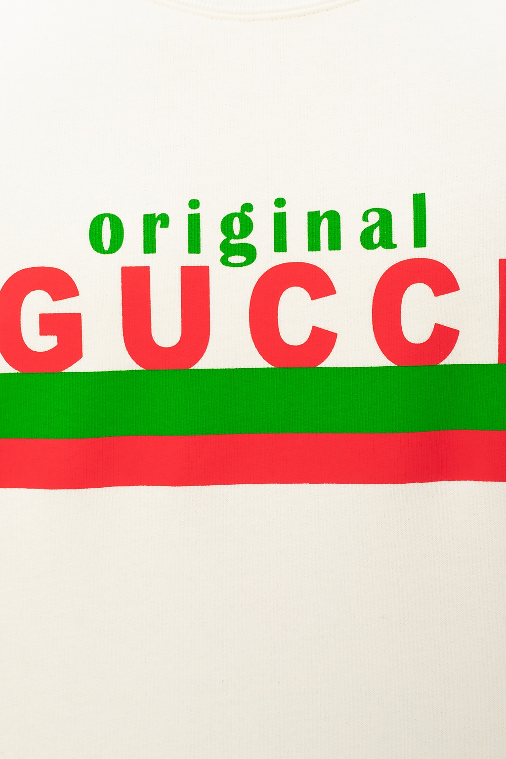 gucci web Branded sweatshirt