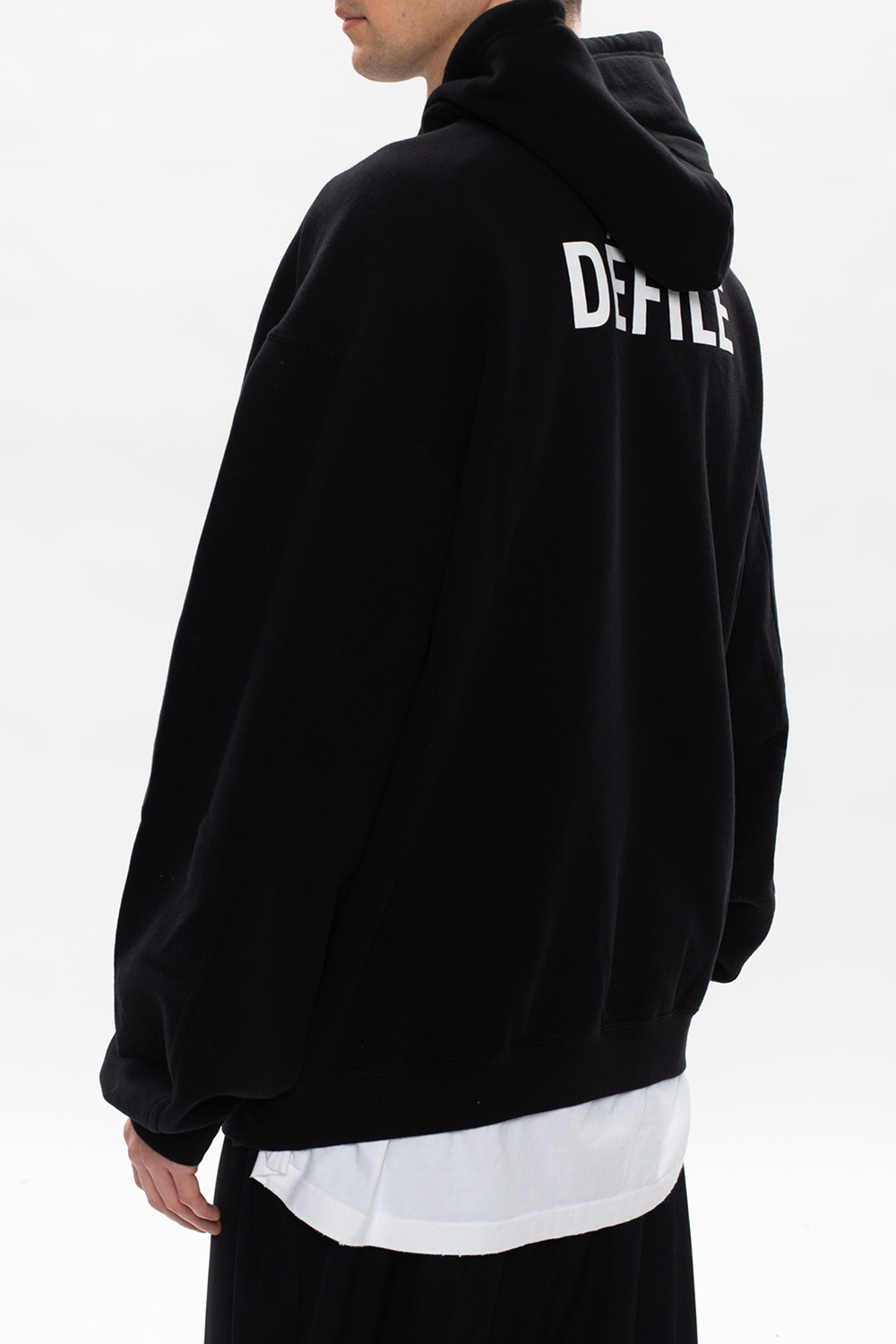 balenciaga defile hoodie