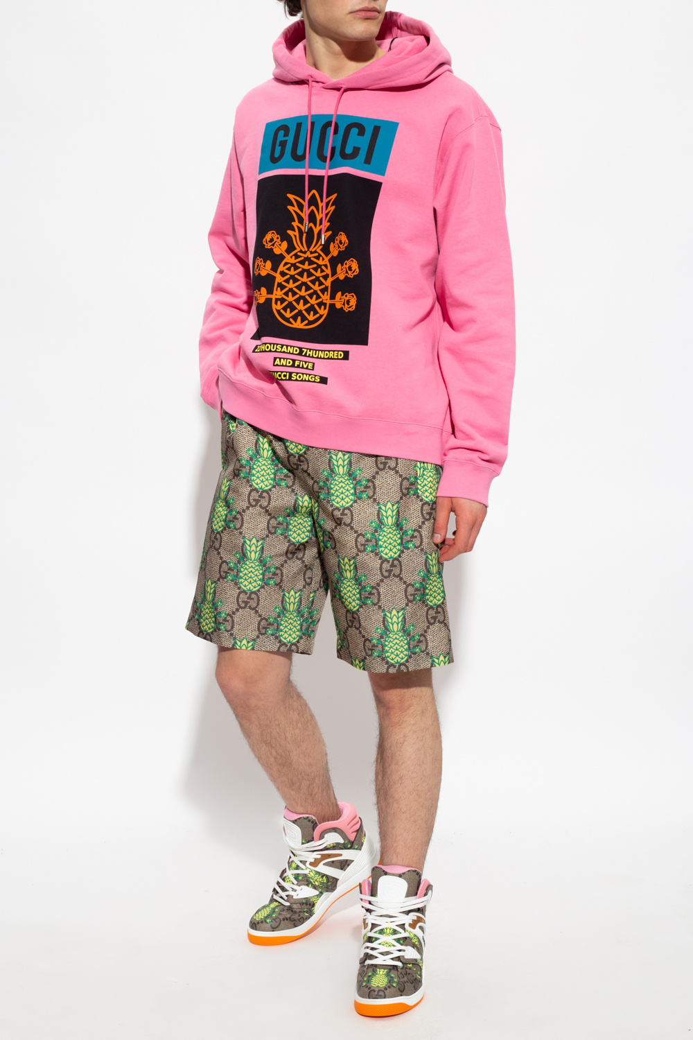 gucci Soon The ‘gucci Soon Pineapple’ collection hoodie