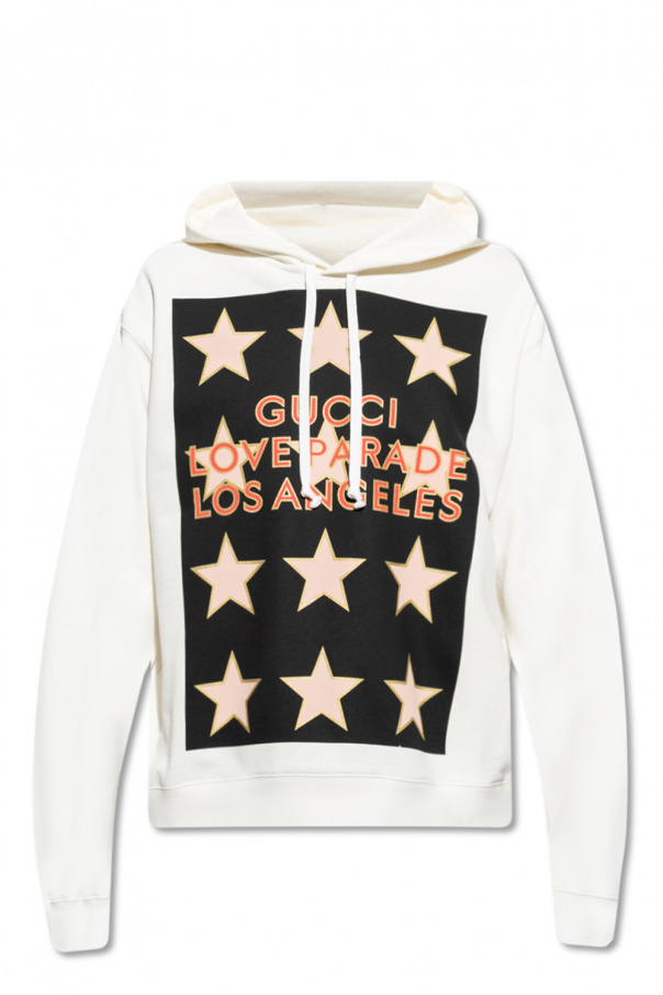 Gucci Hoodie with ‘Gucci Love Parade’ print