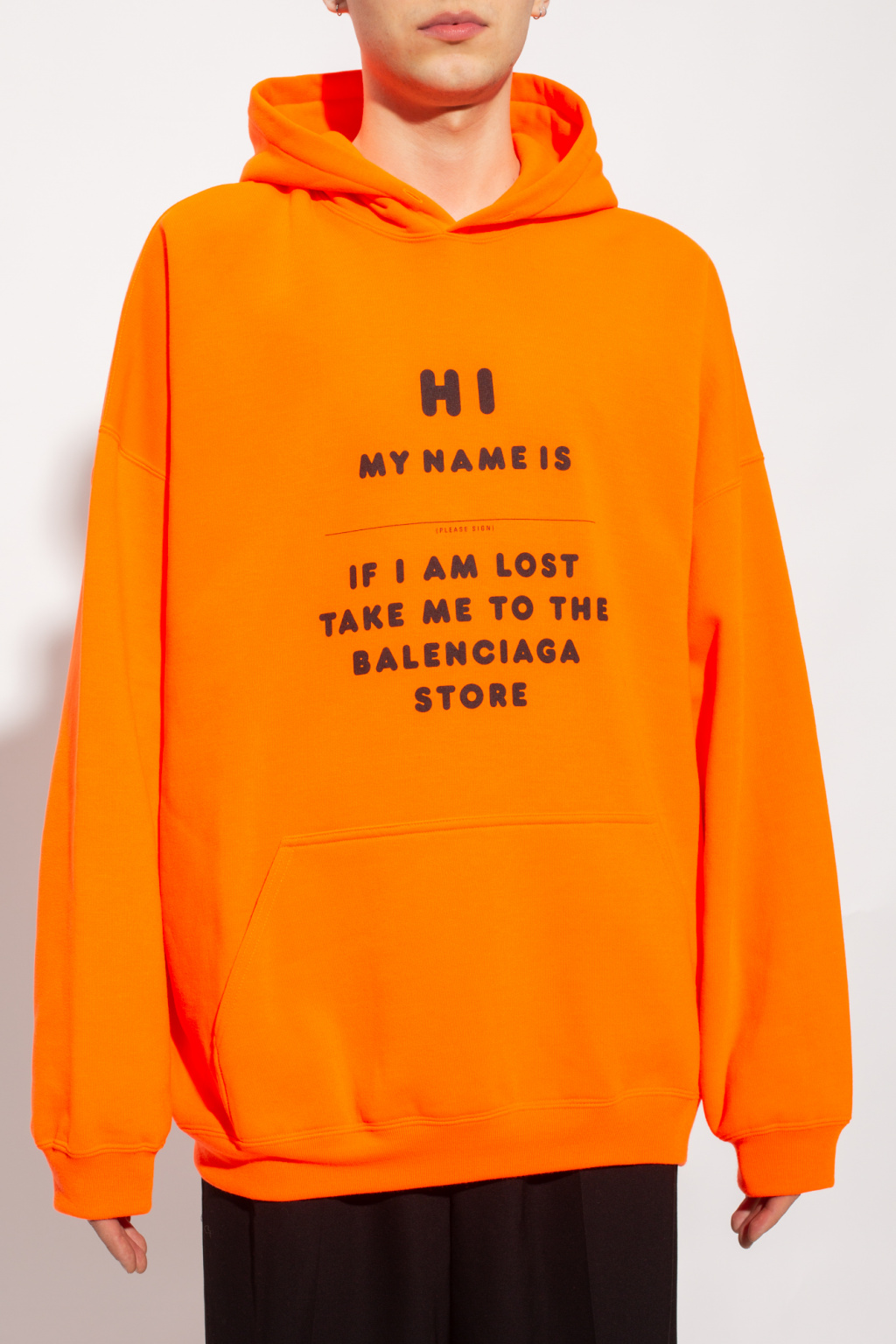 Balenciaga sweatshirt graphic with logo