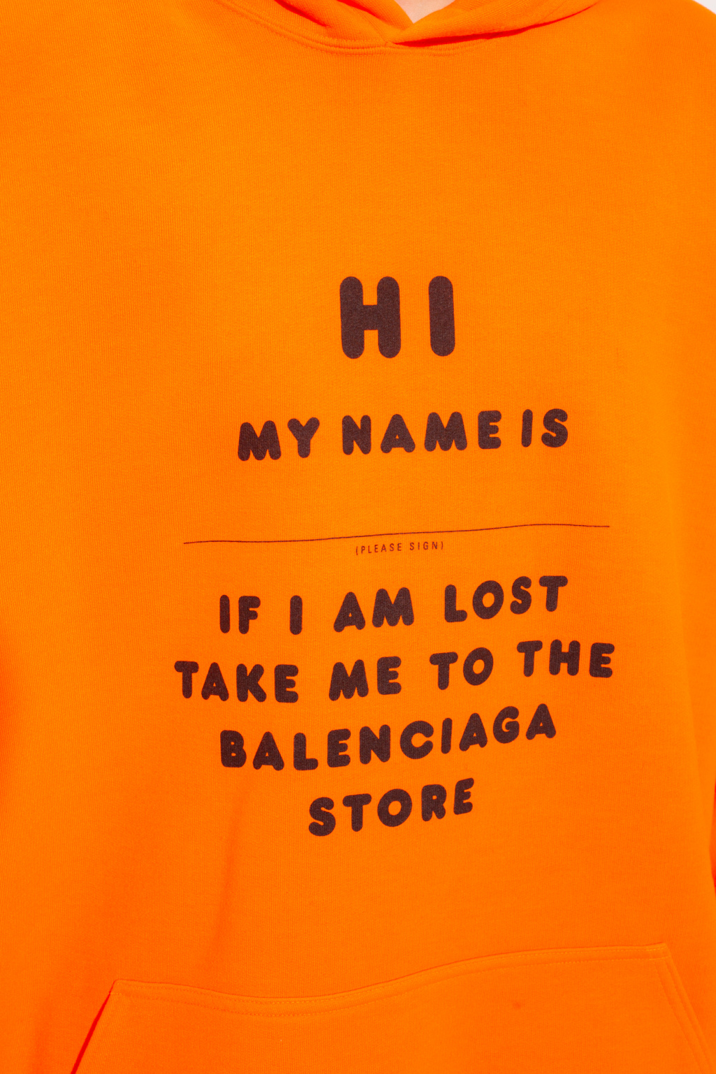 Balenciaga sweatshirt graphic with logo