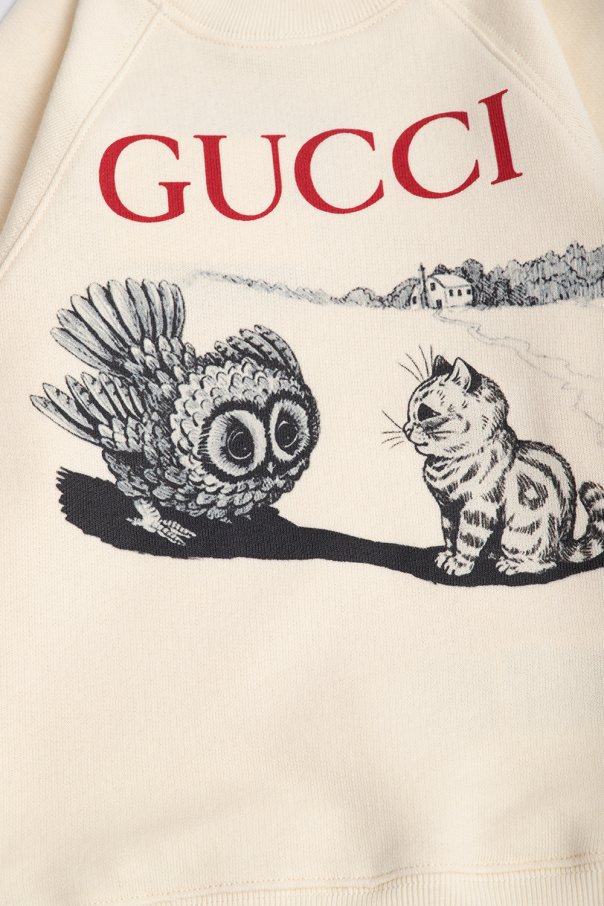 Gucci pattern Kids Printed sweatshirt