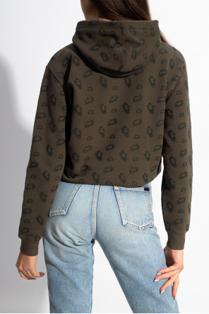 Saint Laurent Leopard-printed hoodie