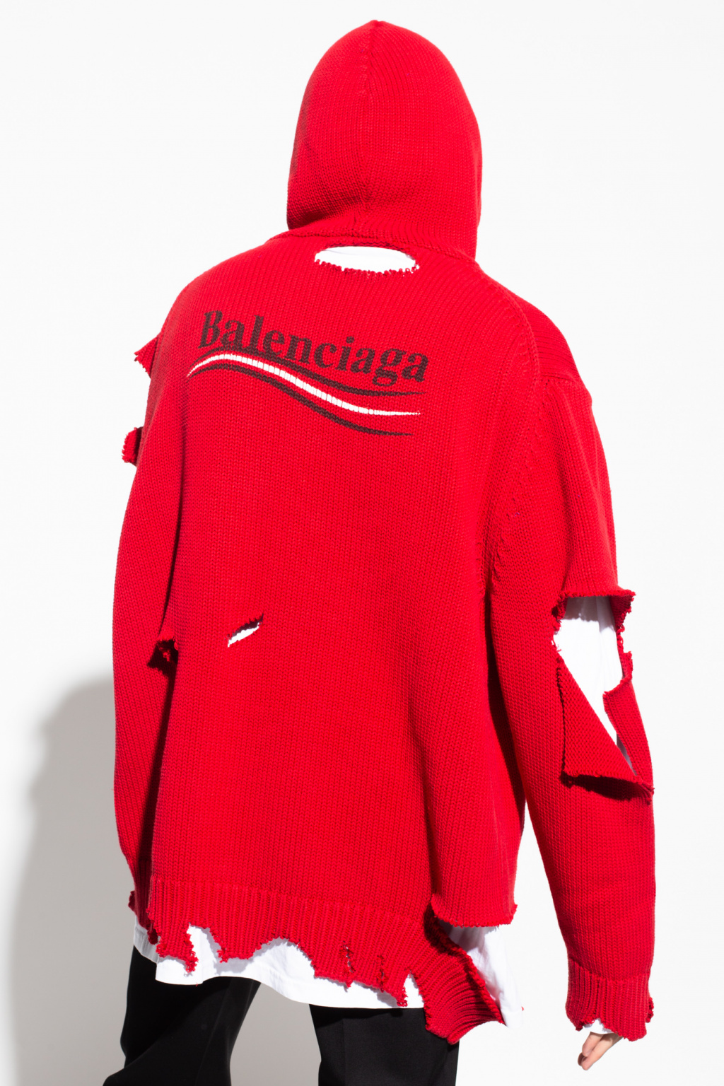 Balenciaga transit knit jacket