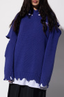 Balenciaga Knitted sweater with hood