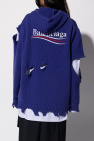 Balenciaga Knitted sweater with hood