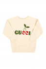 Gucci Kids Gucci Scarf with Stirrups and Web print