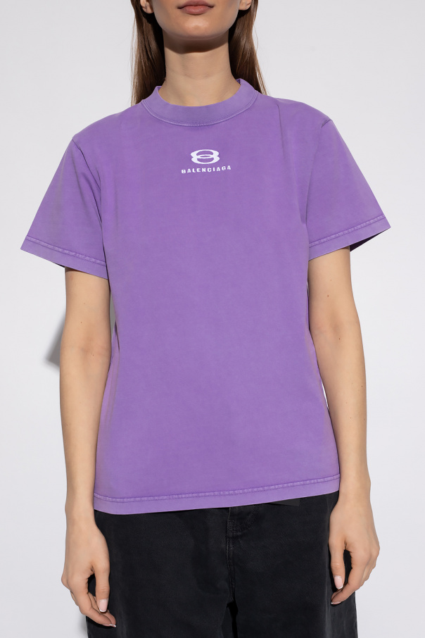 T-shirt with logo Balenciaga - Vitkac Singapore