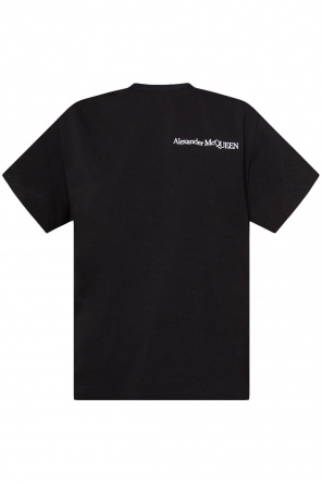 Alexander McQueen logo-trim shirt