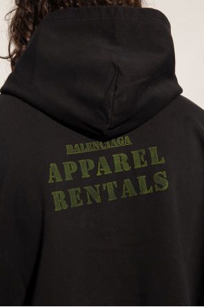 Balenciaga Logo-embroidered hoodie