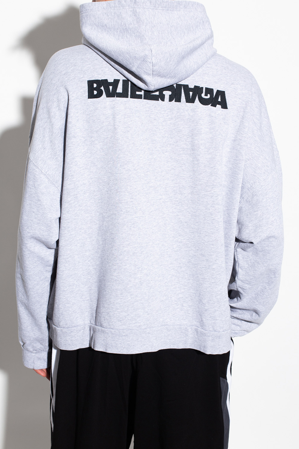 Balenciaga Logo-embroidered cashmere